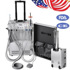 Dental Portable Delivery Unit Suction Air Compressor/ Chair with Turbine unit