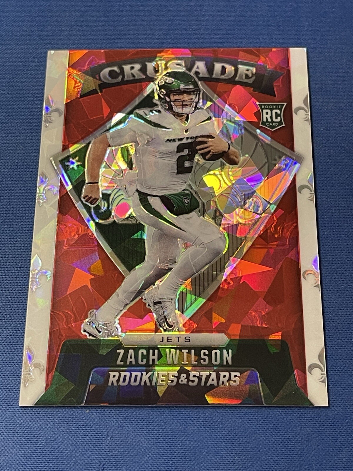 Zach Wilson Panini Rookies & Stars Crusade #CR21 Red Ice