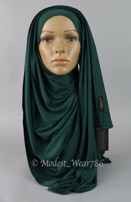 Premium Cotton Jersey Size Small / Medium / Maxi Hijab Scarf Muslim Headwear