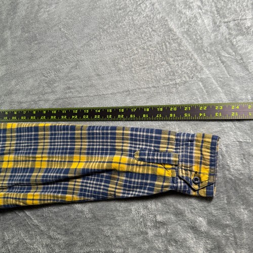 Vintage Nike 6.0 Flannel Shirt Hoodie Button Up Plaid Long Sleeve L(14/16) - Picture 8 of 9