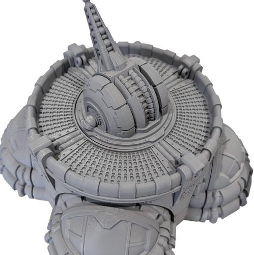 Anvilstorm Cannon - 28mm Space Dwarf Tabletop Scatter Terrain 3D Print - Picture 5 of 8