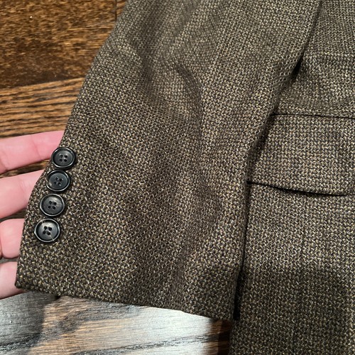 Pal Zileri Wool Cashmere Blend Sport Twead Coat Size 50 (40 US) - Picture 3 of 7