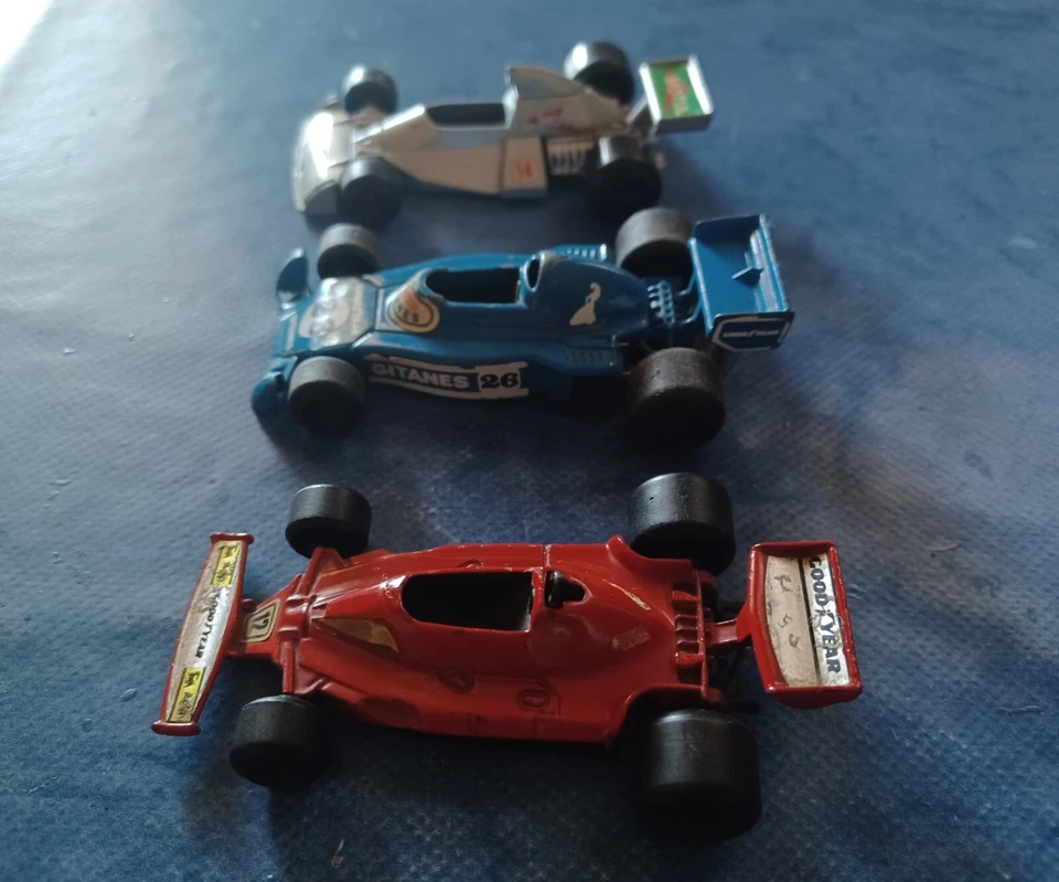 3 POLISTIL RJ PENNY F1 , Ferrari 312 T2 ,BRM P201 , Ligier Matra scala 1/55 - Immagine 3 di 4