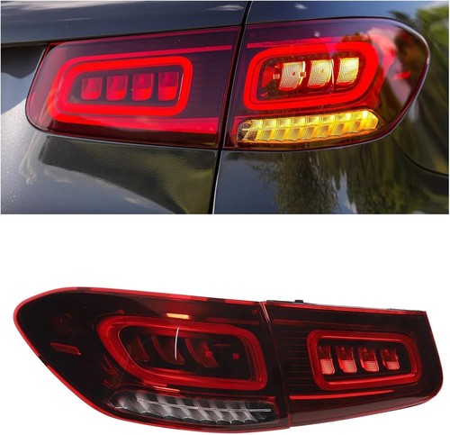 Pair Tail Light Assembly Upgrade For Mercedes-Benz GLC-Class X253 2016-2019 Lamp - Picture 5 of 8