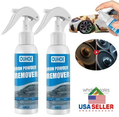 #ad 2× Car Rust Removal Spray Car Iron Remover Spray Inhibitor Maintenance 100ML USA $14.99