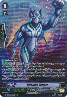 Bushiroad Cardfight! Vanguard Enigman Calm G-CHB02//017EN RR Dimension Police