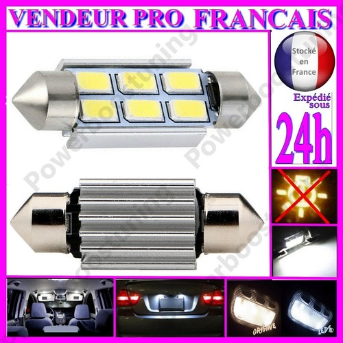 Lampadina Navetta Lampada A LED SMD C5W Anti Errore Fuoco Xenon 31 36 39 - Photo 46/76