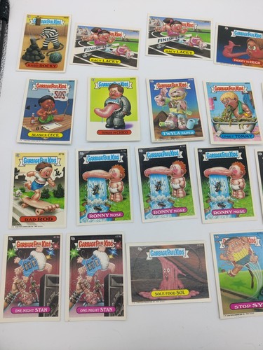Pegatinas vintage 1988 cubo de basura para niños TÚ ELIGES UNA 460b-476a individuales GPK - Imagen 5 de 33
