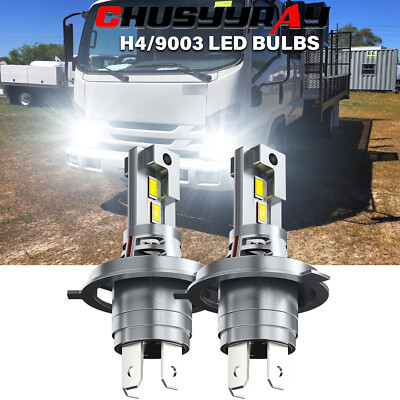 2X H4 LED Headlight Light Bulb Conversion Kit for Isuzu NP-R NQ-R