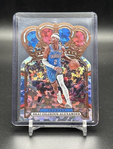 Shai Gilgeous-Alexander 2023-24 Panini Crown Royale Crystal Bronze #85 SSP MVP! - 第 1/2 張圖片