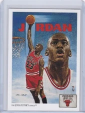 1991 Upper Deck Basketball Card #75 Michael Jordan Bulls Checklist - NrMt-Mt
