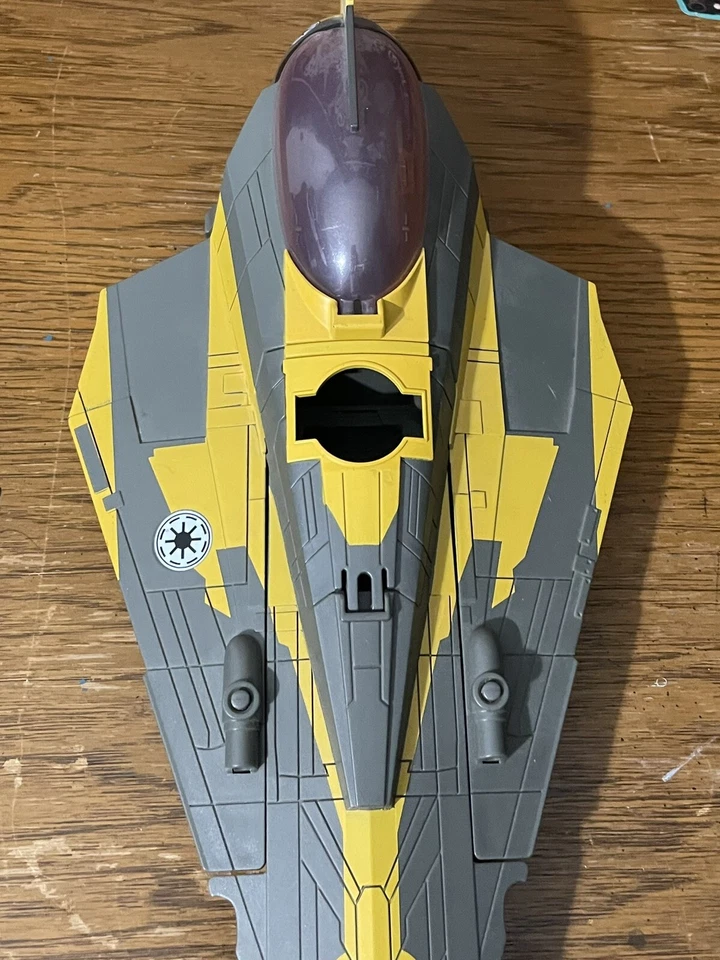 Hasbro LFL Star Wars Space Ship Fighter Anakin E3 C-022E 2008 usado en excelente estado sin figura Foto 3 de 4