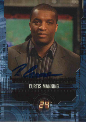 ROGER R. CROSS - Curtis Manning - ''24'' - Autograph Trading Card