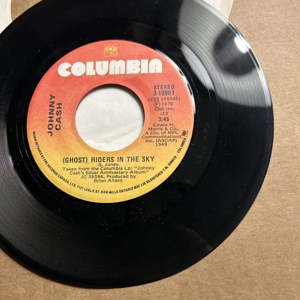 Johnny Cash Ghost Riders In The Sky/I'm Gonna Sit Down On Porch And Pick On 45 Foto 2 de 4