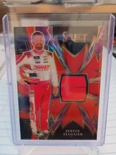 2024 Select Racing Justin Allgaier S-JAL Red Sparks Prizm Race Used Relic 25/49!