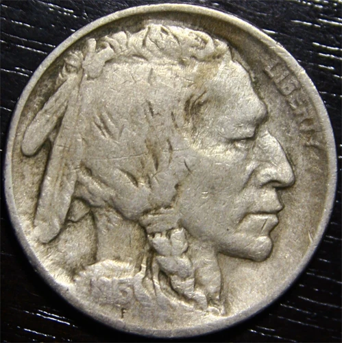 1913 T2 Buffalo Nickel 5c US Coin Philadelphia Mint