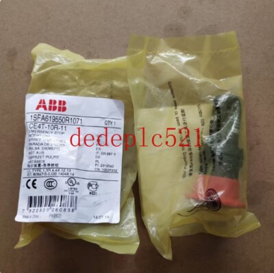 1 PCS NEW IN BOX ABB emergency stop switch CE4T-10R-11 1 open 1 close