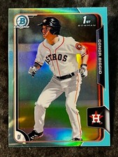 2015 Bowman Chrome 1st TEAL REFRACTOR PROSPECT ROOKIE Conor Biggio 