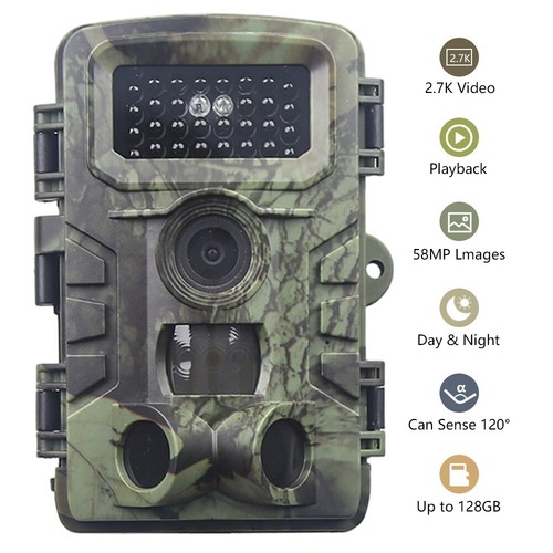 58 Million 2.7K High-definition Infrared Camera With Screen Camera 3 PIR Sensors - Picture 35 of 50