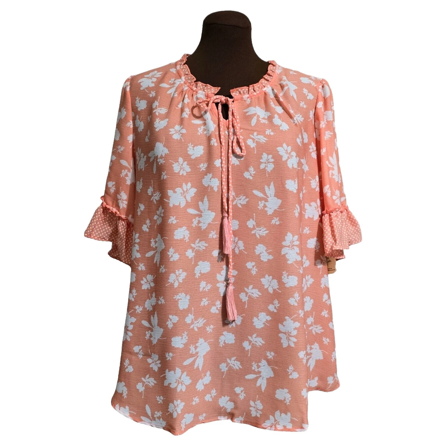 Poliéster One World Tops floral para De mujer