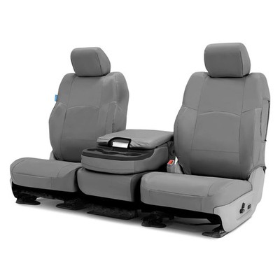 For Nissan Titan 10-11 Seat Cover Cordura Ballistic 1st Row Charcoal Gray Custom