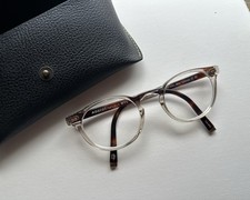 NEW MOSCOT FRANKIE 48-22-145 Eyeglasses Spirit Tortoise with Case - Never Worn