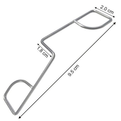 Easily Installable Stainless Steel Clips for Fences Set of Either Size - Picture 8 of 17
