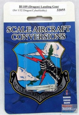 SAC32055 1:32 Scale Aircraft Conversions - Bf 109 Landing Gear (DRA/CHC kit)