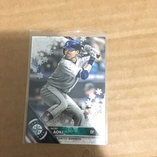 2016 Topps Holiday #HMW38 Nori Aoki Metallic Snowflake