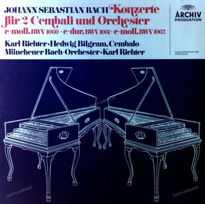 Bach - Konzerte: c-moll, BWV 1060   C-dur, BWV 1061   c-moll, BWV 1062 LP '*
