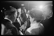 Photo:Judy Garland 1961 Behind the Scenes Microphone Crowd Tuxedo Photo