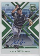 2016 Elite Extra Edition Status Emerald Die-Cut 3/25 Kade Scivicque Auto 0pm