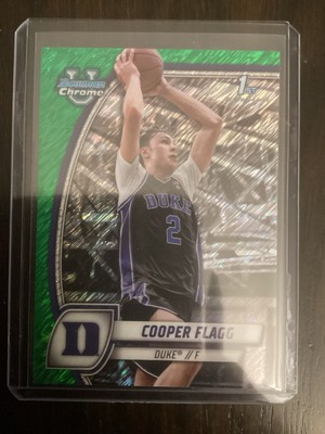 COOPER FLAGG Green Shimmer Chrome 1st 2024-25 Bowman U #16 Duke 