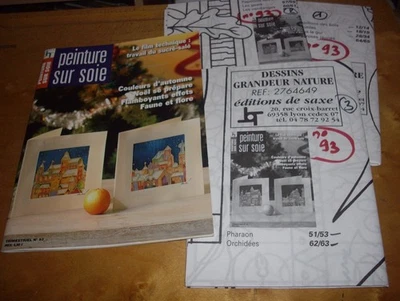 Revue peinture sur soie N° 93  avec les suppléments. Noël - Photo 1/3