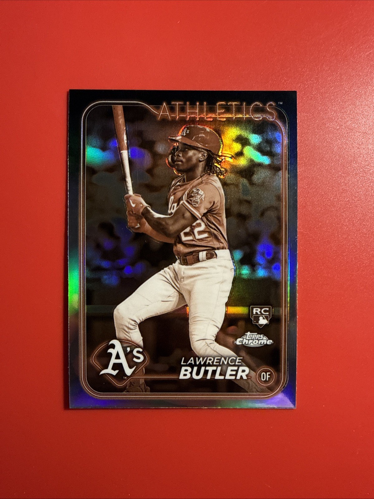 2024 Topps Chrome - Lawrence Butler #5 Sepia Refractor (RC)