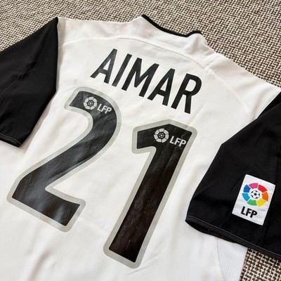Valencia CF Aimar 21 Home Jersey 2003 2004 UEFA Cup Double Winner