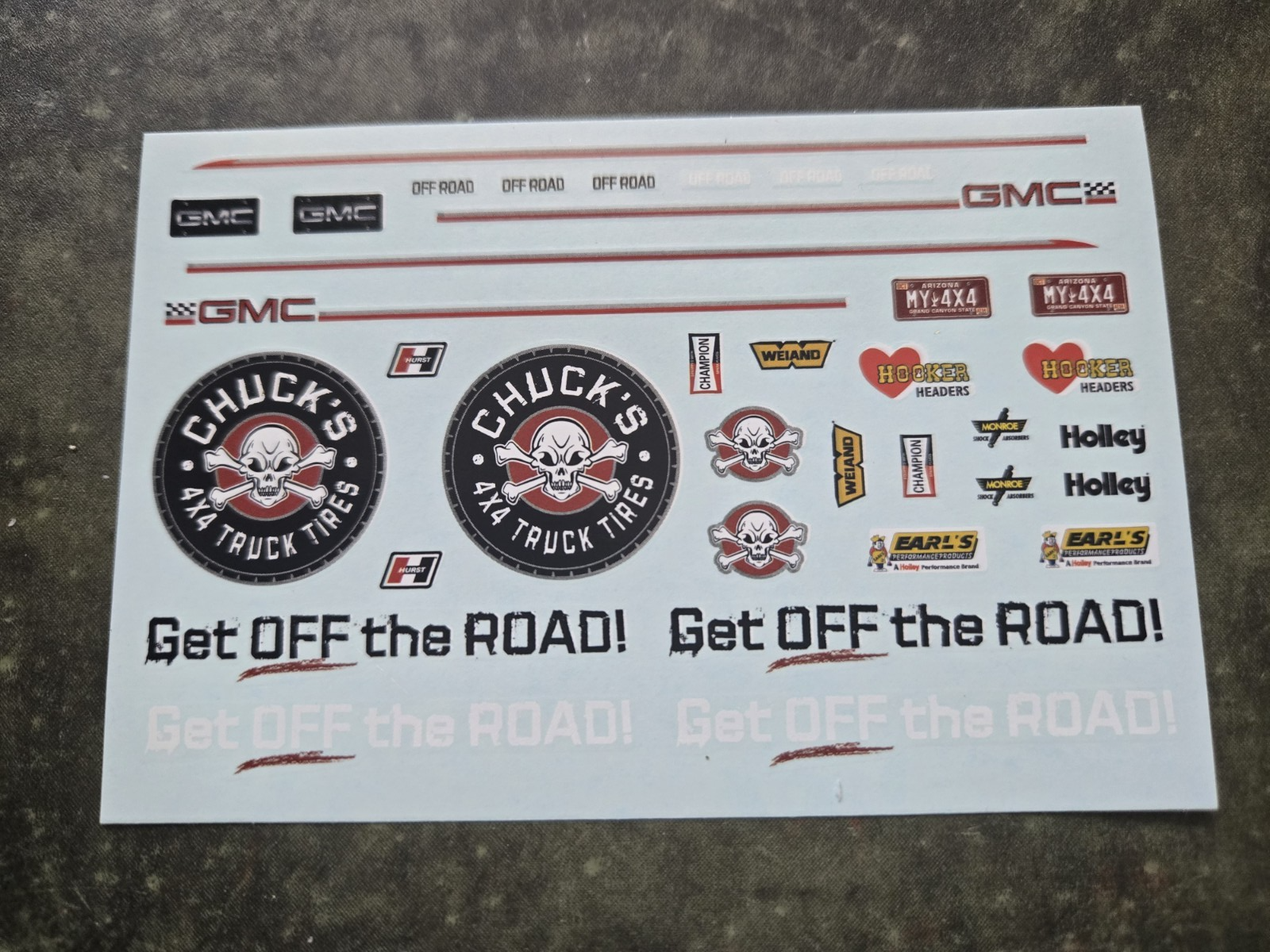 1984 GMC Pickup 1/25 Model Decals MPC | eBay