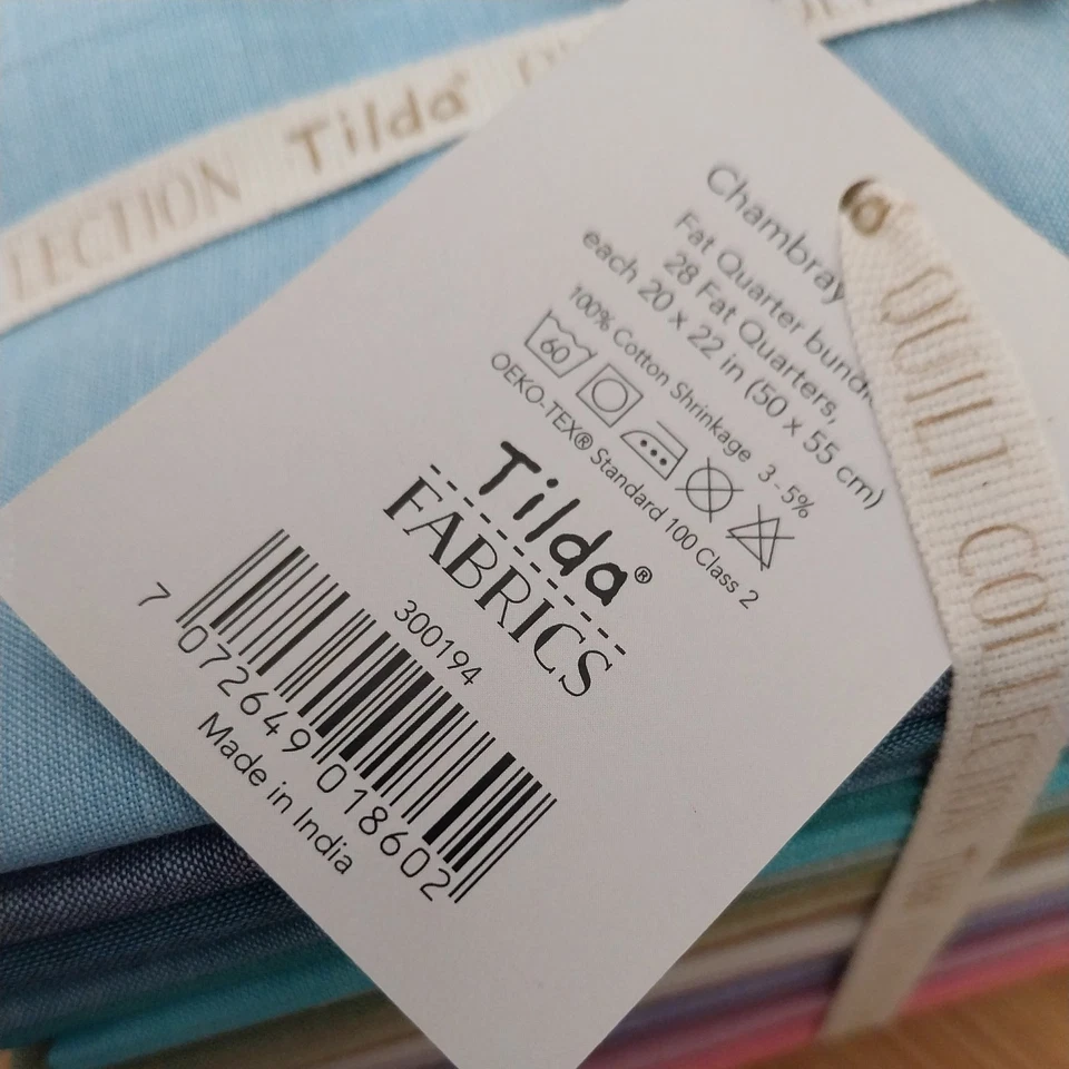 Tilda Fabrics | Chambray | Fat Quarter Pack (28) - Image 2 of 4