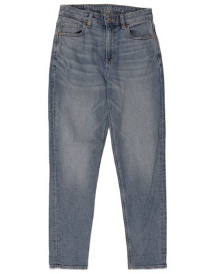 American Eagle Damen Tapered Jeans UK 6 XS W28 L27 Blau Baumwolle BQ20