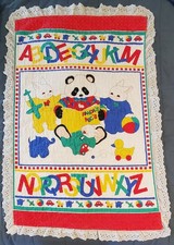 Vintage Crib Quilt ABC's