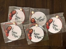 Lot Of 5 - Jesus I Saw That Ornament 2025, Funny Christmas Ornaments for Adults