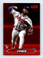 #95 2024 Stadium Club RED Darius Vines RC Braves