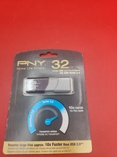 New PNY P-FD32GTBOP-GE Elite Turbo Attache 3.0 USB Flash Drive
