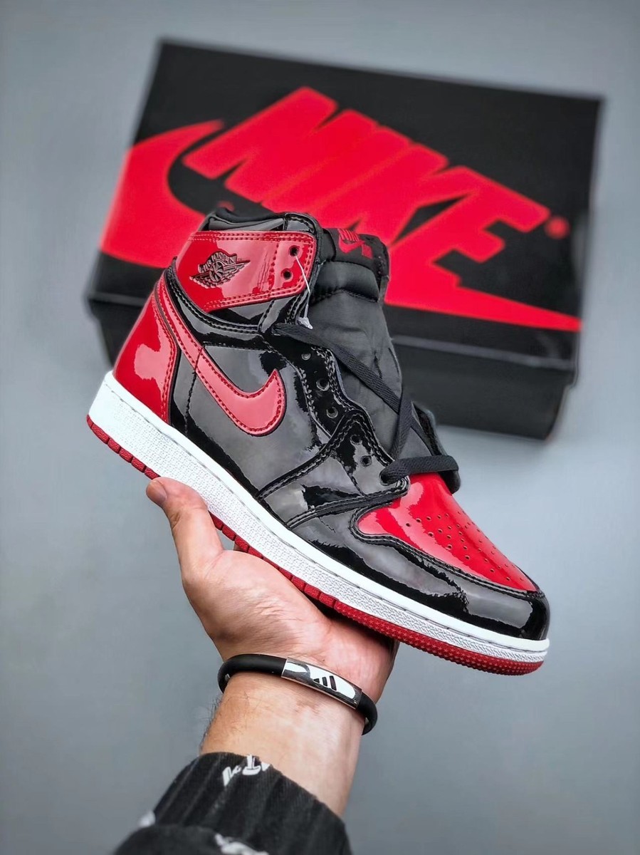 Size 10.5 - Jordan 1 Retro OG High Patent Bred for sale