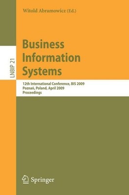 Business Information Systems Witold Abramowicz