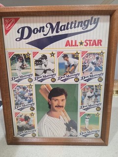 1989 Nabisco Ritz Crackers Don Mattingly All Star Uncut Baseball Card Sheet. [1]