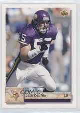 1992 Upper Deck Jack Del Rio #572 0kr5
