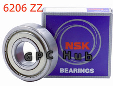 1PCS Brand New NSK 6206 ZZ Deep Groove Radial Ball Bearing 30x62x16mm Fast ship