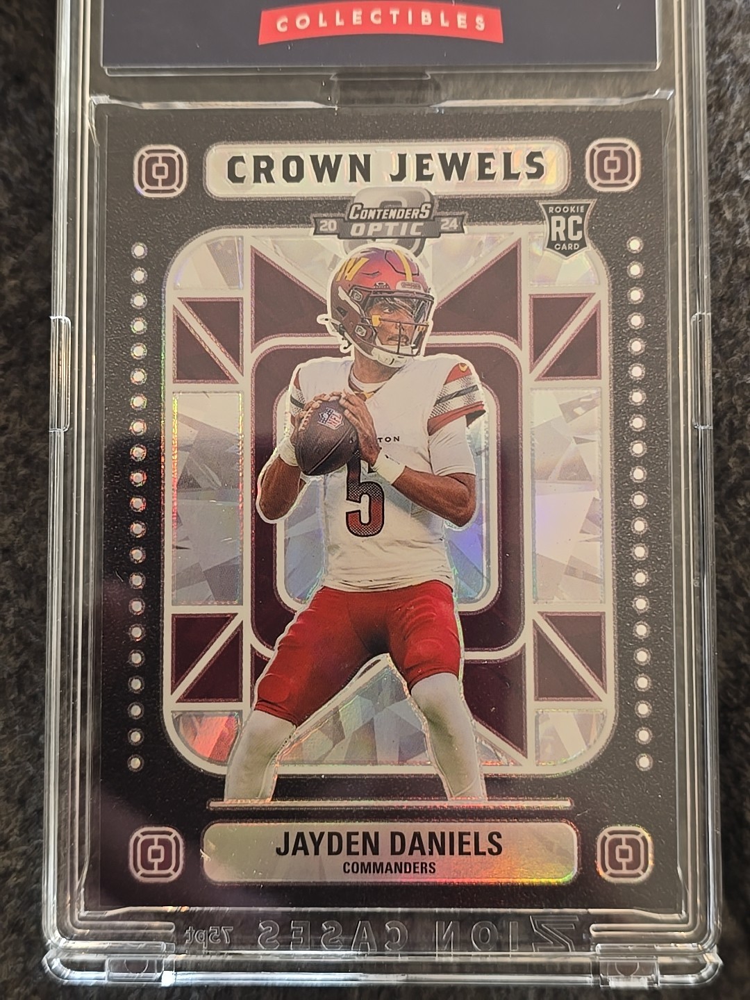 2024 Contenders Optic Jayden Daniels Crown Jewels SSP #CJ-JDS IMMACULATE