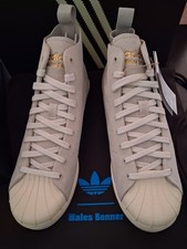 adidas Original by Wales Bonner Superstar Hi WB JQ7633 UK7 miststone/wonderwhite